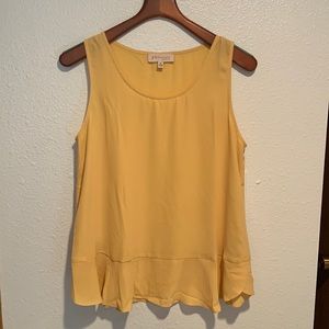 Philosophy Tulip Hem Yellow Tank | Size M